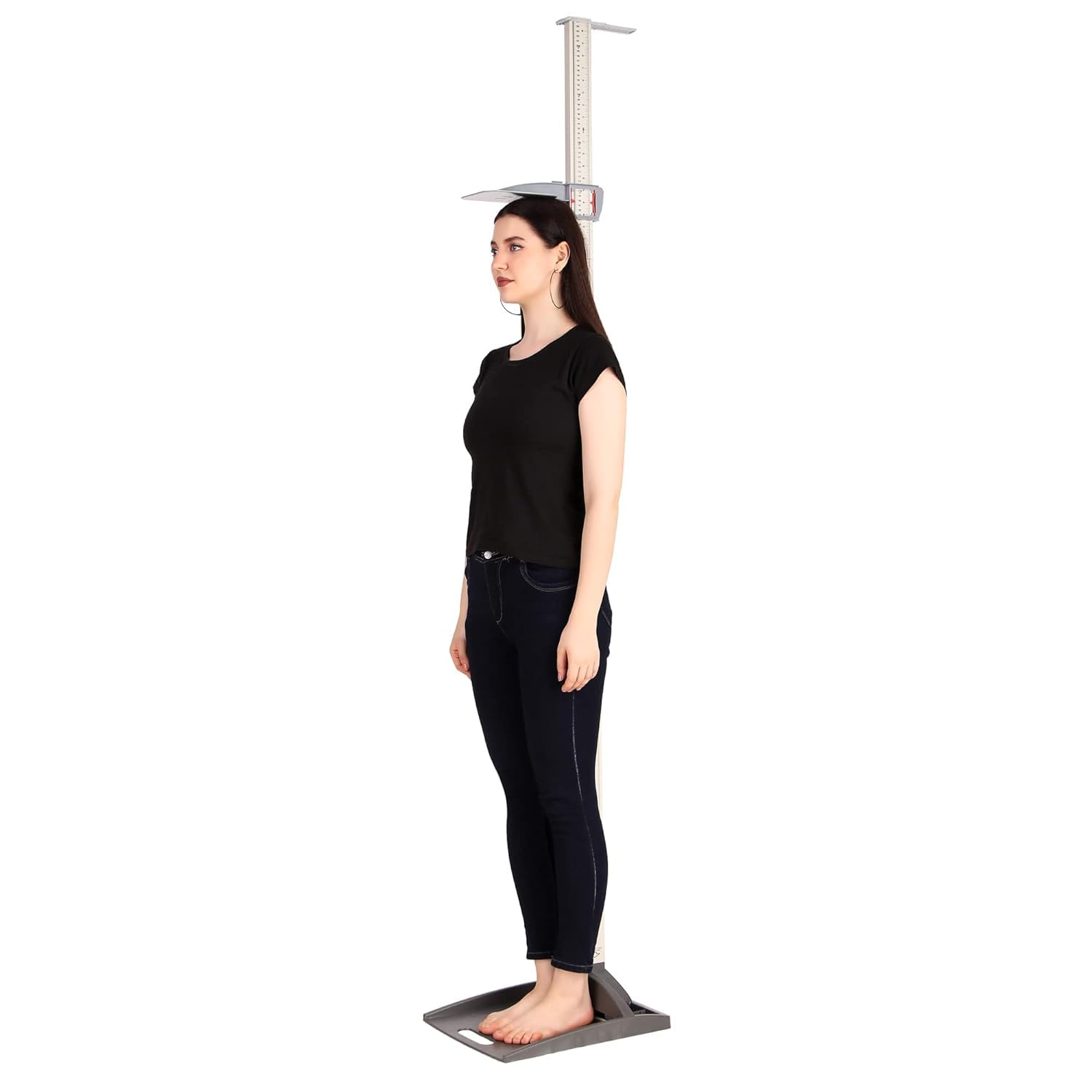 PRESTIGE New Design Height Measuring Scale, Stadiometer for Adults and Children (White, 210 cm) with Unbreakable (Grey) Base (2) (B0BZHXDN8Z) Amazon Price History, Amazon Price Tracker