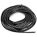 Adfaga Spiral Wire Wrap Cord Organizer Flexible Durable PVC Sleeve Hose for Computer Room Home Office Workshop Wiring Harness Management 10 Size Options Black (Φ14-4.5m)
