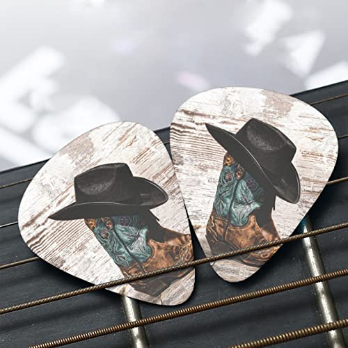 Ensemble de 12 médiators de guitare avec chapeau de cow-boy et bottes pour guitare acoustique, guitare électrique… - Les Beatles, Paul McCartney, John Lennon, RIngo Starr, George Harrison Ensemble de 12 médiators de guitare avec chapeau de cow-boy et bottes pour guitare acoustique, guitare électrique… – Image 8