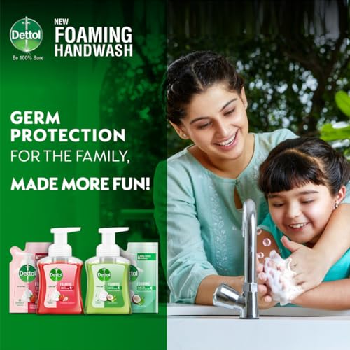 Dettol Foaming Handwash Pump - Strawberry (Pack of 2-250ml each) | Rich Foam | Moisturizing Hand Wash | Soft on Hands - Image 5