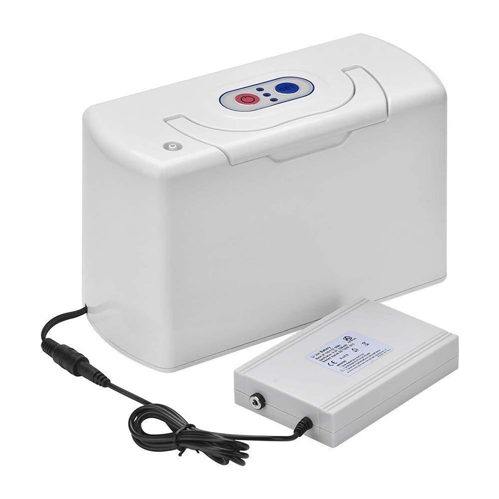 HUVIOVED Portable Oxygen Generator/Oxygen Machine with Oxygen Tubing, Adjustable for Home And Travel Use +Car Air Purifier
