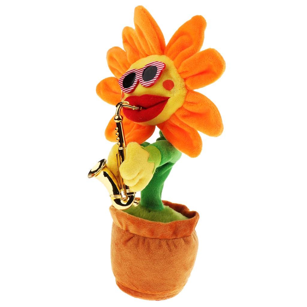 5eL “Electric Dancing Flower” - Red Solar Dancing Flower XD5-Red , Solar Dashboard Decorations