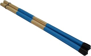FYNNDM - Juego de 2 Baquetas de bambú de 40 cm (Color Azul)
