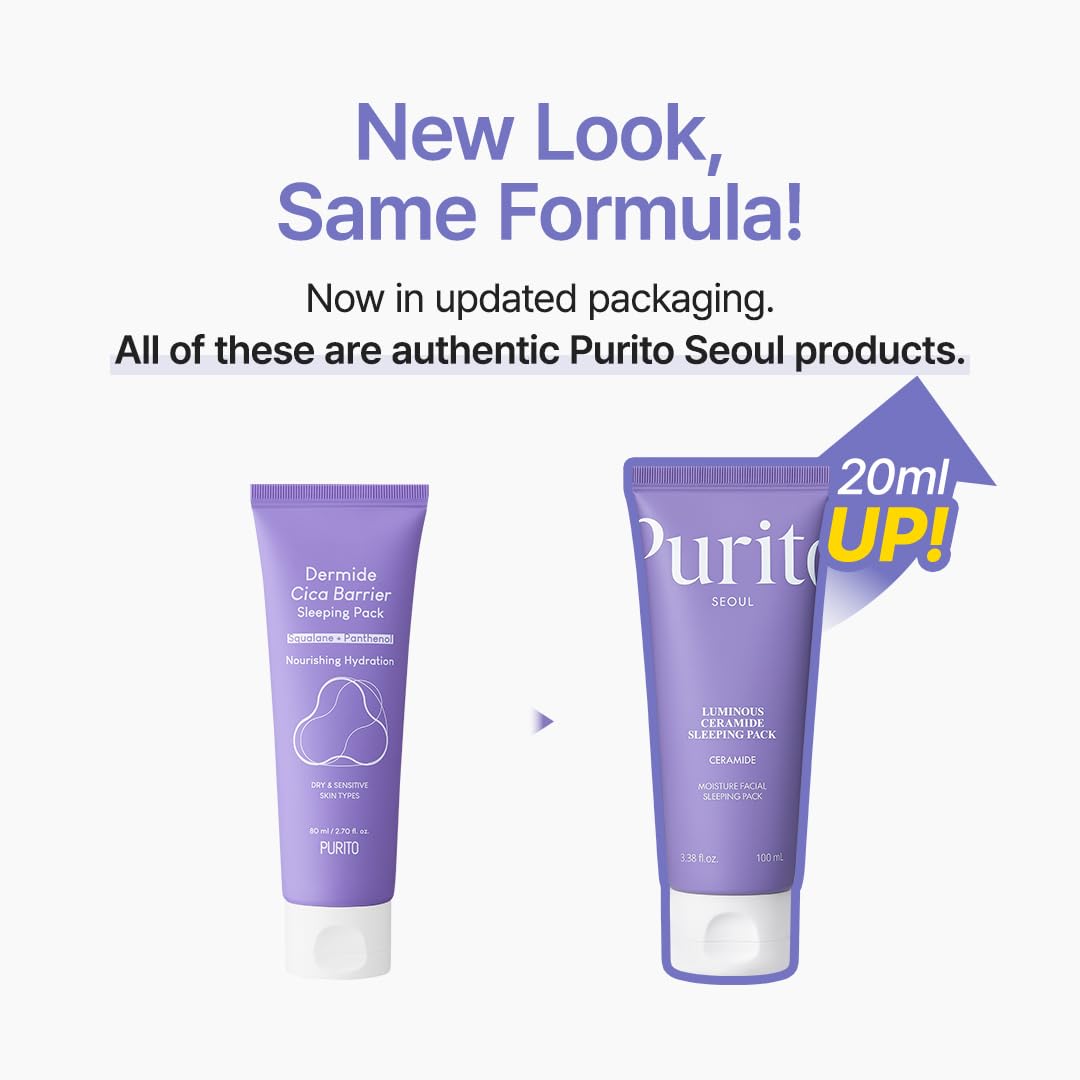 Amazon.com: PURITO Luminous Ceramide Sleeping Pack | Overnight