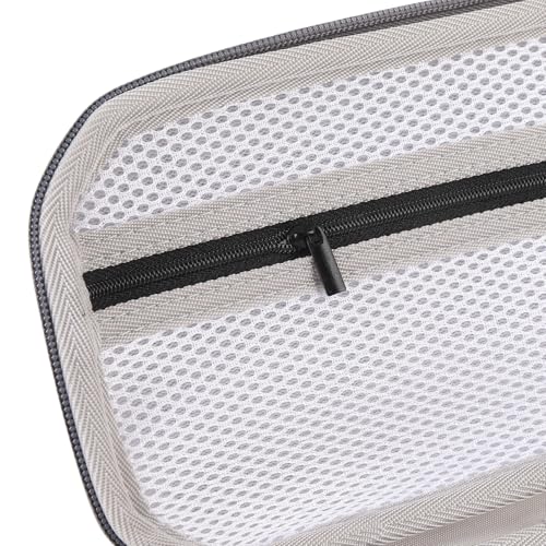 Funda rígida a prueba de golpes para proyector EVA y nailon, bolsa de almacenamiento para viaje con forro de terciopelo y compartimento para control remoto, compatible con Nebula Capsule 3 1080P, HY300, HY300 Pro y HY320 miniatura 7