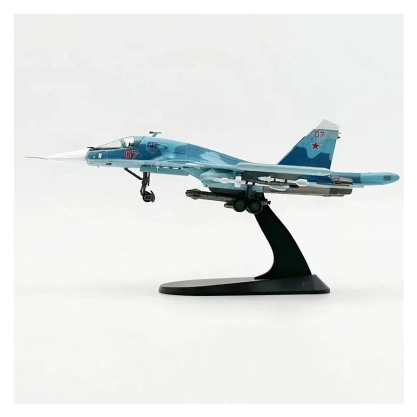 Metallo Pressofuso Scala 1 100 Per Su34 Sukhoi Su-34 Replica Aereo Caccia Modello Finito Giocattolo Per Adulti Ragazzi Souvenir Kit di gioco per Hobby