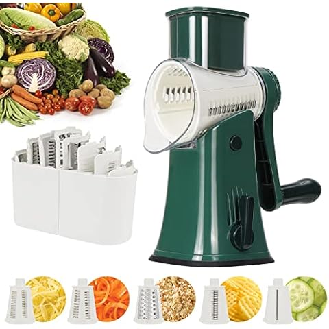 Dreamhigh® Rallador de Queso con 5 Cuchillas Intercambiables Cover