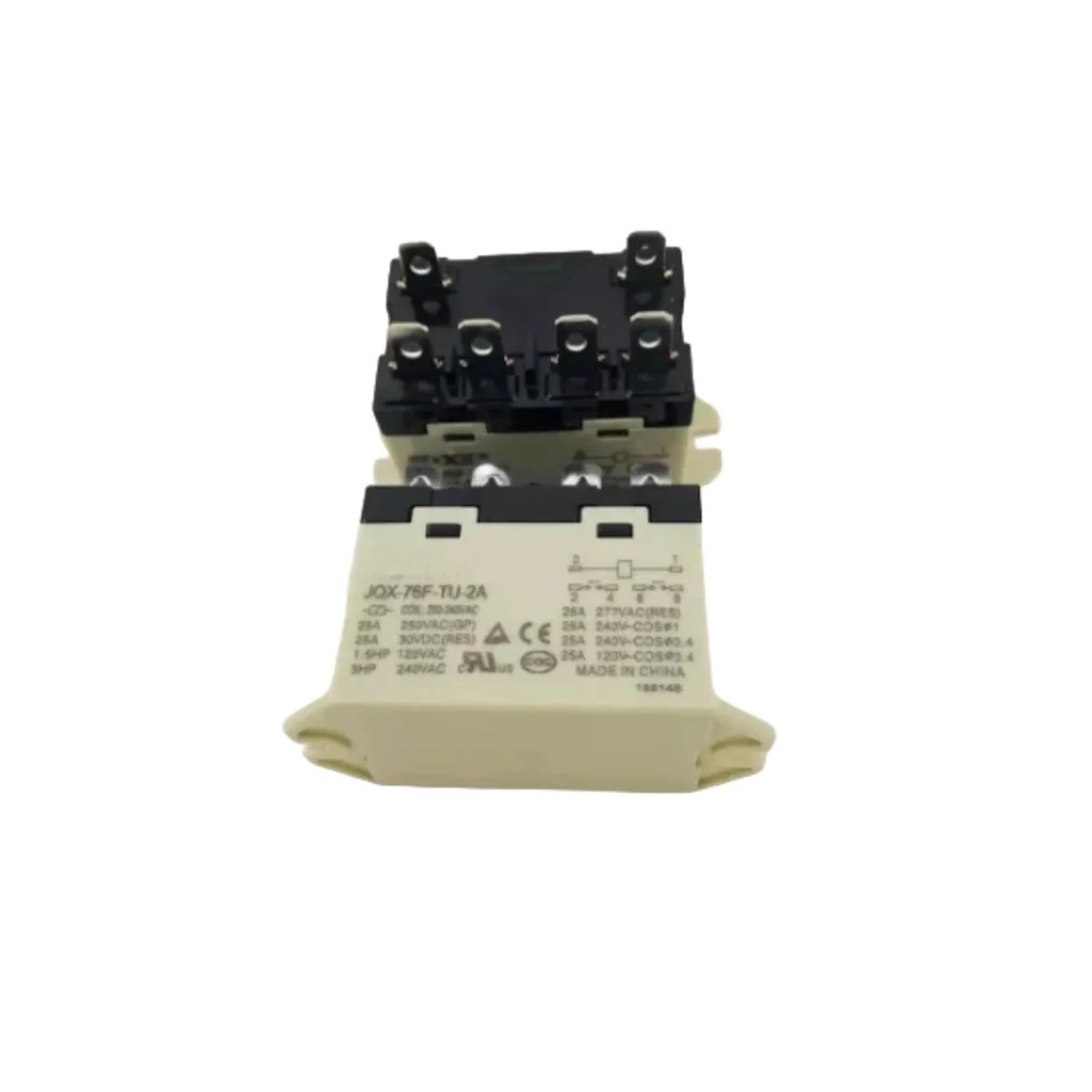 AARTERZZA 1 Relay Unit JQX-76F-TU-2A 25A 250VAC JQX-76F-TU-2A 220V 6PIN