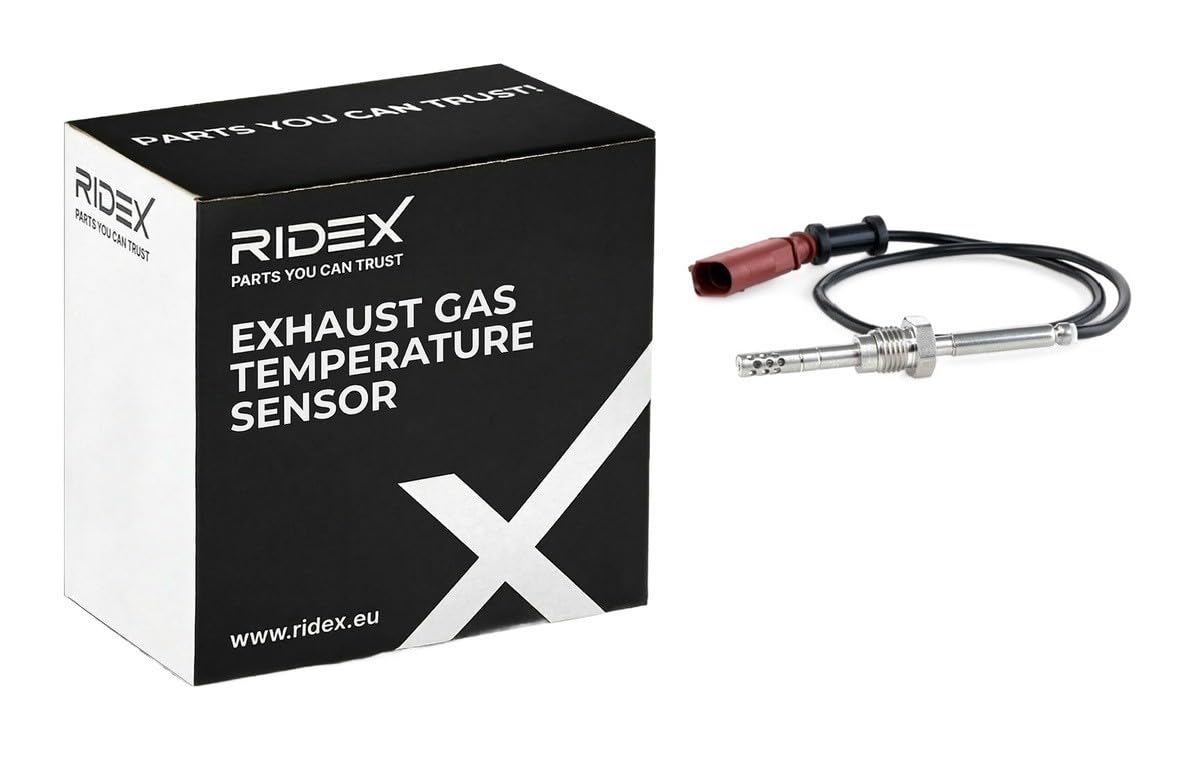 RIDEX 3938E0013 Sensor temp. gas escape Compatible con VW Passat B6 Variant 3C5