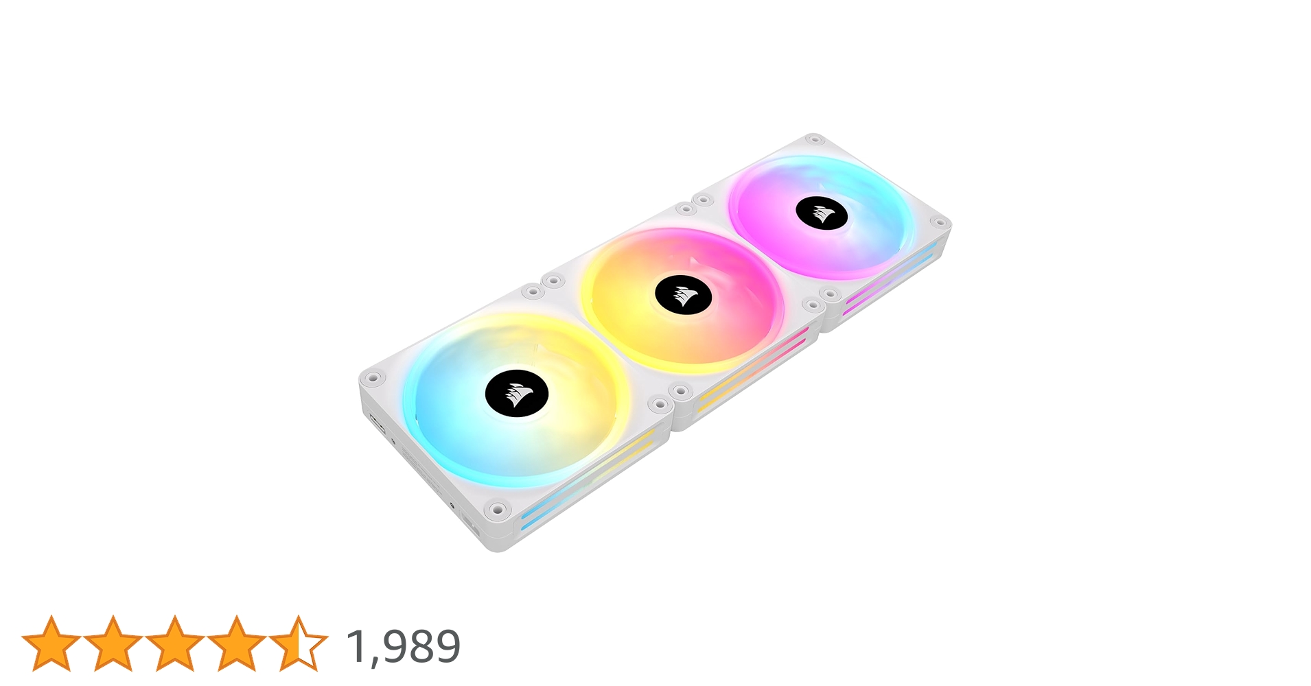 Amazon | CORSAIR iCUE LINK QX120 RGB スターターキット White