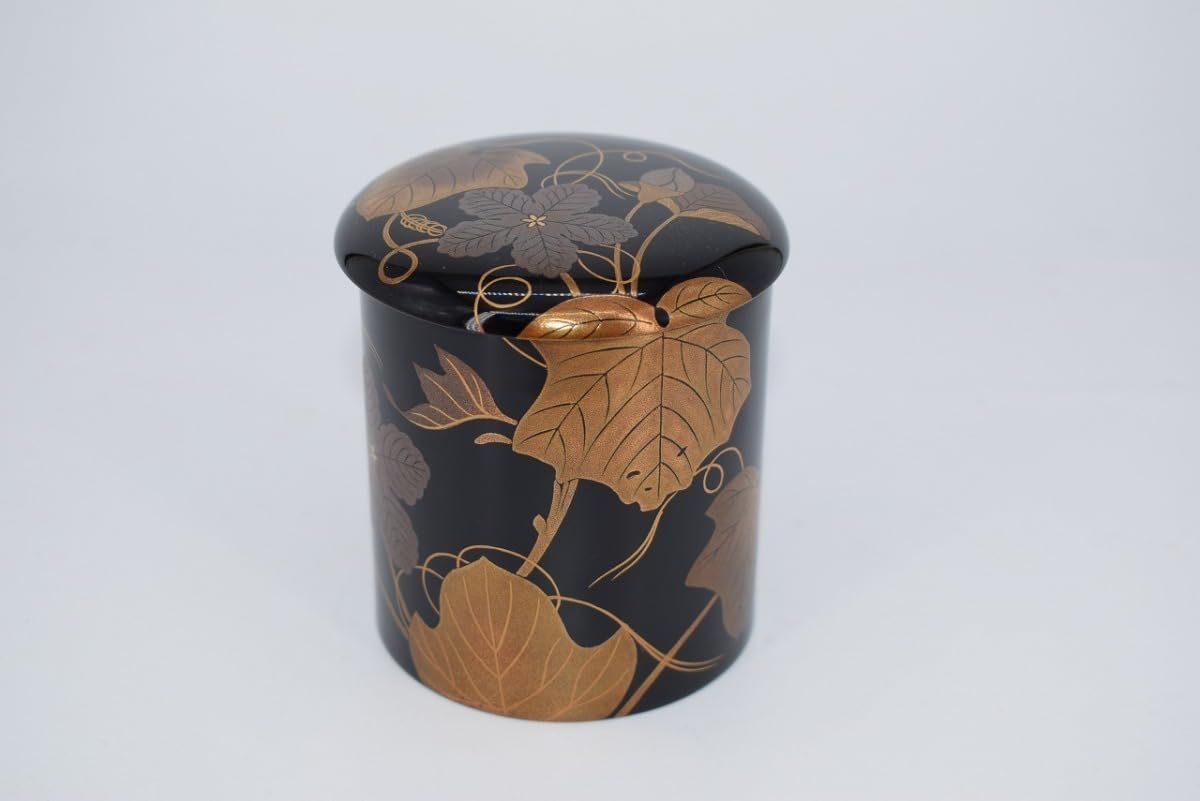 Amazon.co.jp: 茶道具 夕顔蒔絵 金輪寺 鈴木 光入 作 棗 茶道 17