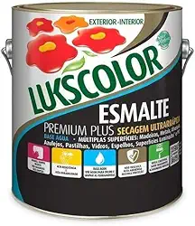 Tinta Esmalte Sintético Base Água 3,6l Lukscolor Cores Galão (Algodão Egípcio)