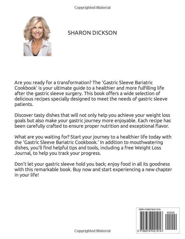 Miniatura 2 de GASTRIC SLEEVE BARIATRIC COOKBOOK Overcoming Post-Surgery Challenges with Confidence and Delicious Cuisine. A Comprehensive Guide to Post-Surgery