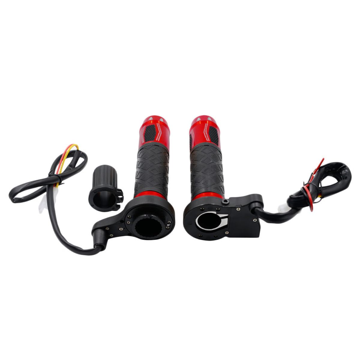 1 Paire poignée électrique de poignée chauffante Scooter Poignées chauffantes pour Scooter Motos électriques Guidon Electrique Guidon de chauffé à Chaud réaménager