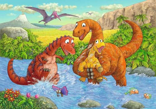 Ravensburger Puzzle pour Enfants 05030 Puzzle Dinosaures Jouant pour Enfants à partir de avec 2 x 24 pièces - vue 4