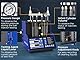 MR CARTOOL V309 Kraftstoffeinspritzreiniger und Testgerät Diesel & Benzin 110V/220V 4-Zylinder-Einspritzreiniger, Ultraschall-Test- und Reinigungsset für Auto- und Motorrad-Einspritzdüsen GDI/EFI/FSI