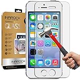[Lifetime Warranty] iPhone 5S 5 5C SE Glass Screen Protector, InaRock 0.26mm 9H Tempered Glass Screen Protector for iPhone 5S 5 5C SE Most Durable [Easy-Install Wings]