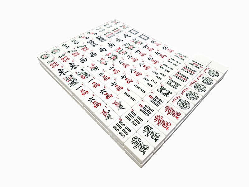 C&H Solutions Western Style Mahjong Tiles Set 166 Pzas miniatura 2