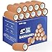 4-in Wide Self Adherent Cohesive Wrap Bandages (12 Pack), 5 yds Self Adhesive Non Woven Bandage Rolls, Brown Athletic Tape, Hand & Wrist Wraps, Ankle Tape, Premium-Grade Medical Stretch Wrap