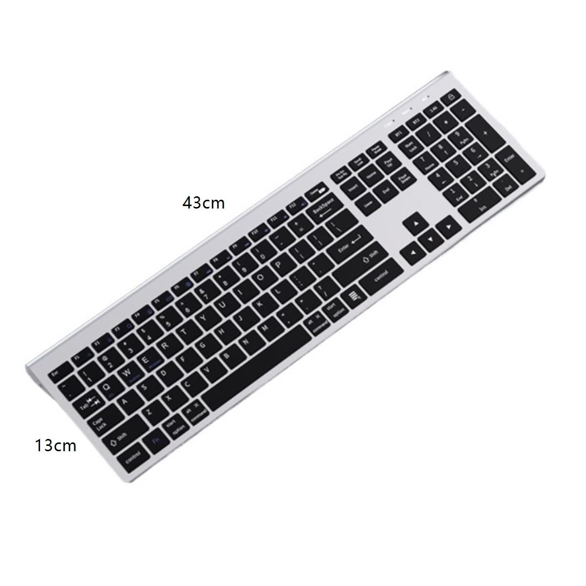 Klawiatura i Mysz do Gier, Klawiatura I Mysz Do Wielu Urządzeń, Kompatybilna Z Bezprzewodową Myszą I Klawiaturą Bluetooth Wodoszczelna Klawiatura i Mysz(White)