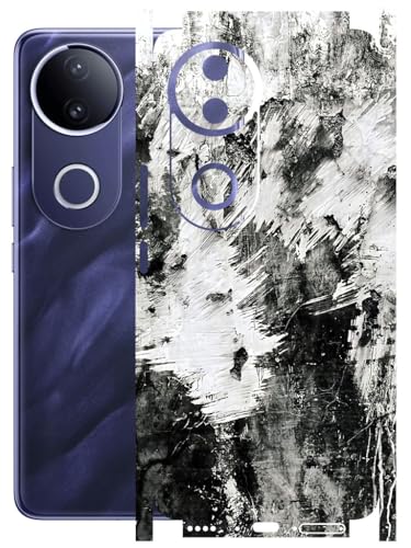 Image of AtOdds - Full Body Back Screen Guard Protector Film - Lamination Wrap Skin Sticker Compatible with VIVO T4R (5G) | Scratchproof Matte Finish (Messed)