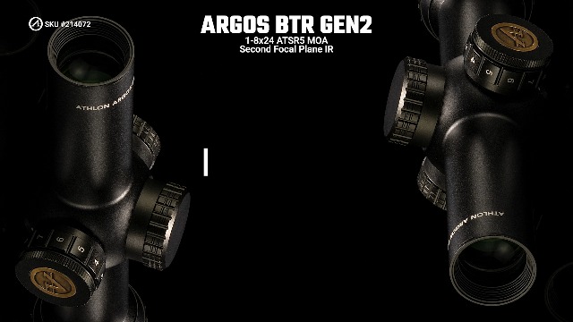 Amazon.com : Athlon Optics Argos BTR GEN2 1-8x24 Riflescope