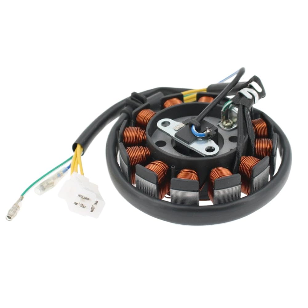 Eckykaydw Onecolor Dc Magneto Stator Compatible With Gy6 125Cc 150Cc 180Cc 200Cc Scooter Moped Atv Go Kart 152Qmi 157Qmj Engine