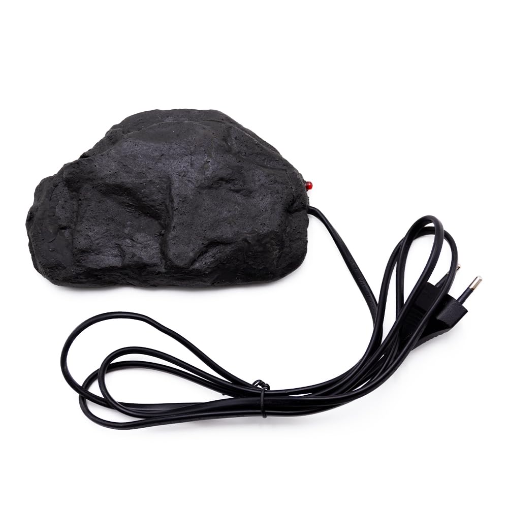 Terra Exotica Heat Rock small - 6 Watt ca.16x10 cm - Auswahl zwischen klein, mittel & groß - Heizstein als Heizung für Reptilien - dekorative Wärmeplatte für Ihr Terrarium - Terrarien Bodenheizung