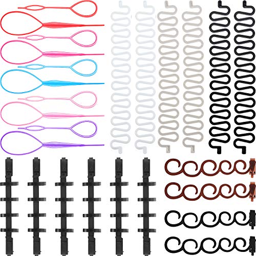 26 Pieces Hair Brading Tool Twist Plait Styling Tool French Hair Fishbone Ponytail Braiding Tool for Girls Women DIY Hair Styles Favors