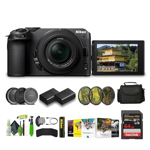 Nikon Z30 Lightweight Mirrorless Camera Bundle