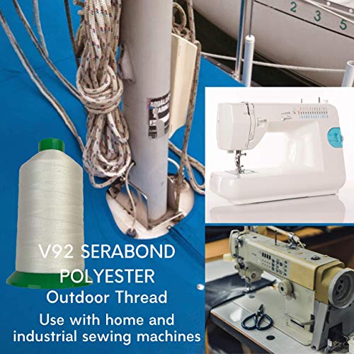 Hilo de poliéster Serabond Bonded #92 resistente UV 180 yd miniatura 3