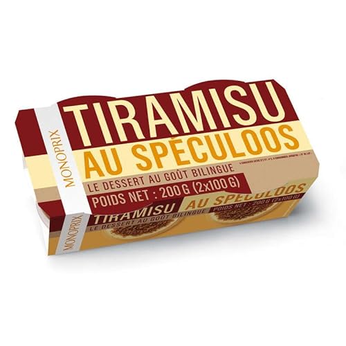 Monoprix Tiramisu Au Spéculoos 2x100g