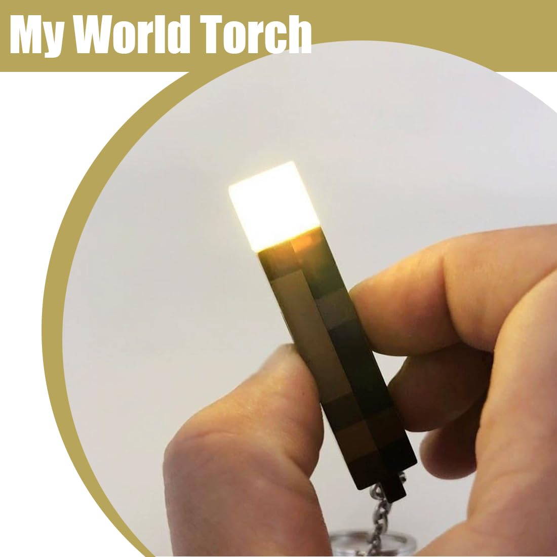 Lampada 3D Torch HLMNAKE - Luce Notturna Con 8 Colori, Effetti Fiamma E Sonori, Telecomando