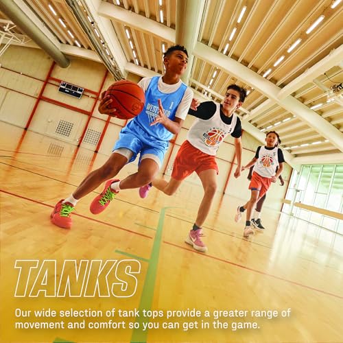 SPORT-TEK Youth PosiCharge Reversible Mesh Tank | Kids' Athletic Fit Summer Clothes for Boys & Girls, Breathable Top4