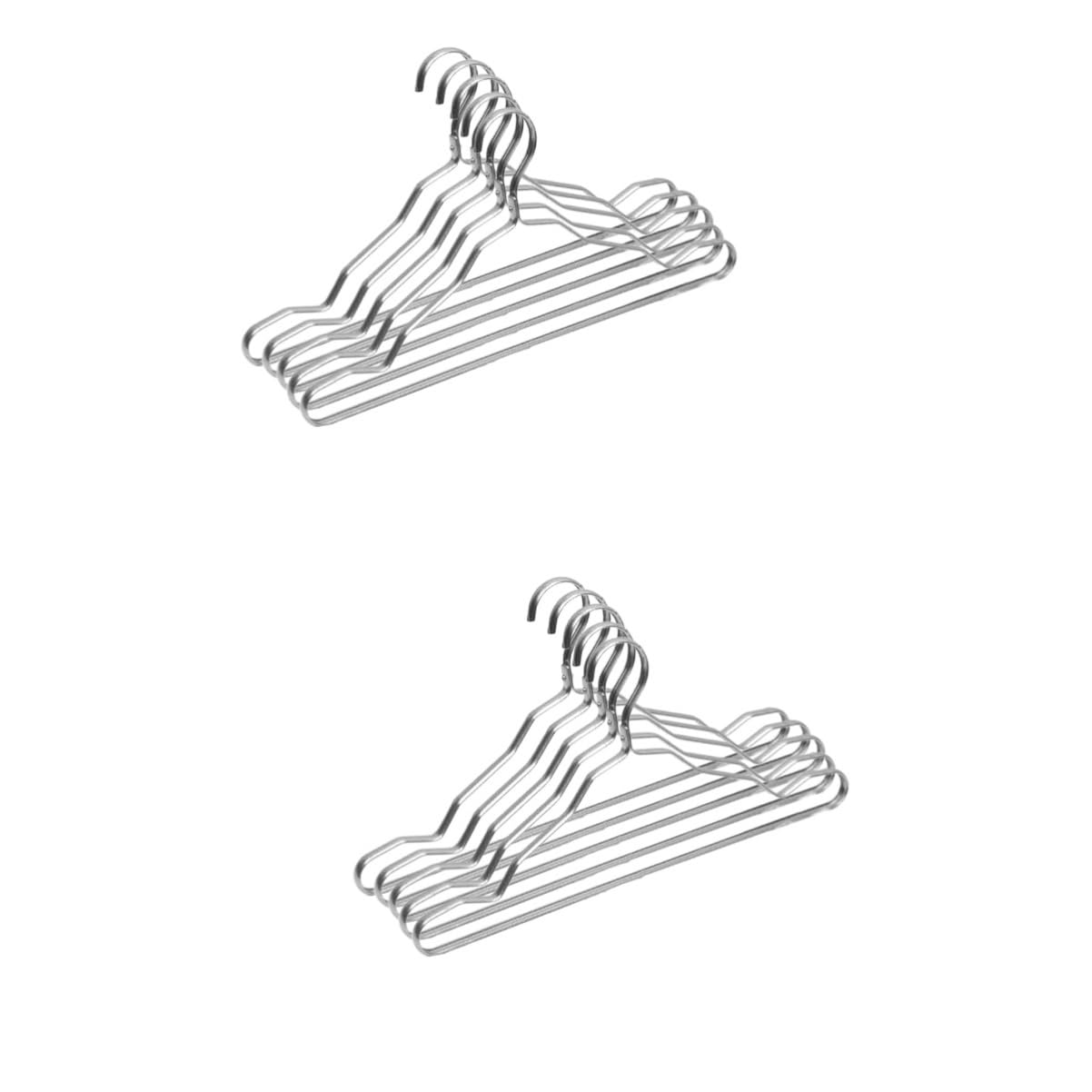 Alipis 2 Sets Kleiderbügel für Damen Modische Kleiderbügel für Zuhause rutschfest Wringfrei Stabiles Metall für Kleiderschrank und Wäsche 5 Stück