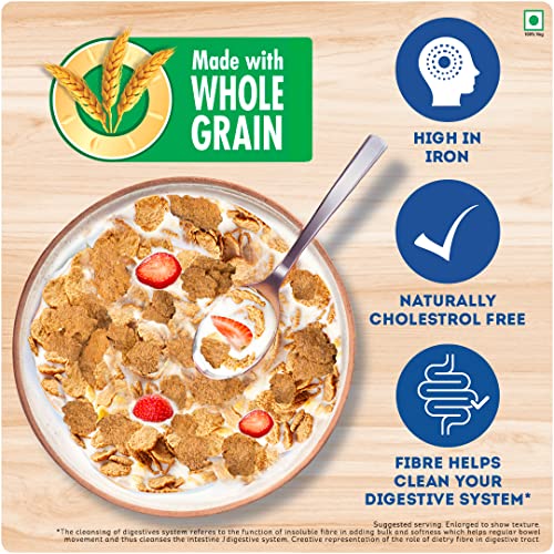 Image of Kellogg's Corn Flakes Original, High in Iron, High in B Group Vitamins, Breakfast Cereals, 900g /875g (weight may vary) & All Bran Wheat Flakes, 440g