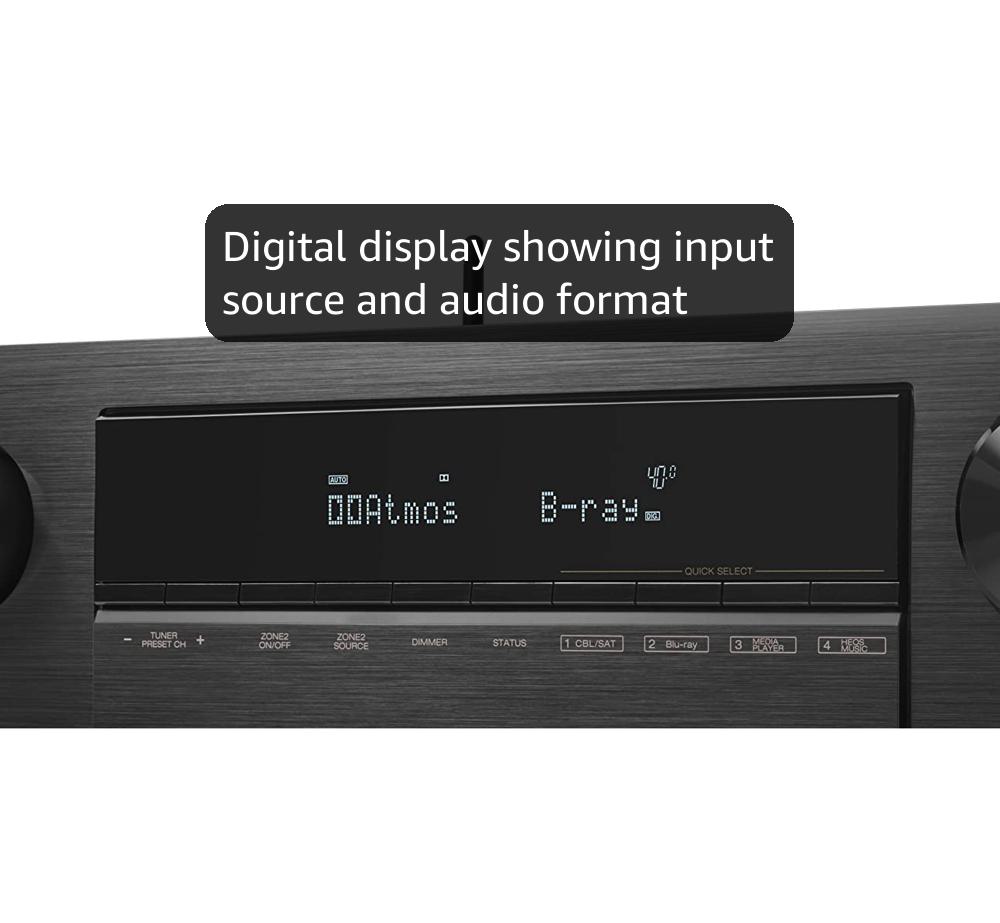 Amazon.com: Denon AVR-X1700H Receptor AV de 7.2 canales - 80W