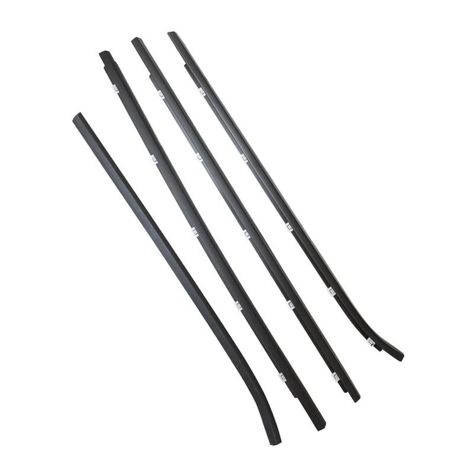 Ajohbm One Color For Hyundai I30 2008-2011 Car Outside Windows Rubber Waterproof Pressure Weatherstrip Sealing Trim 822102L000