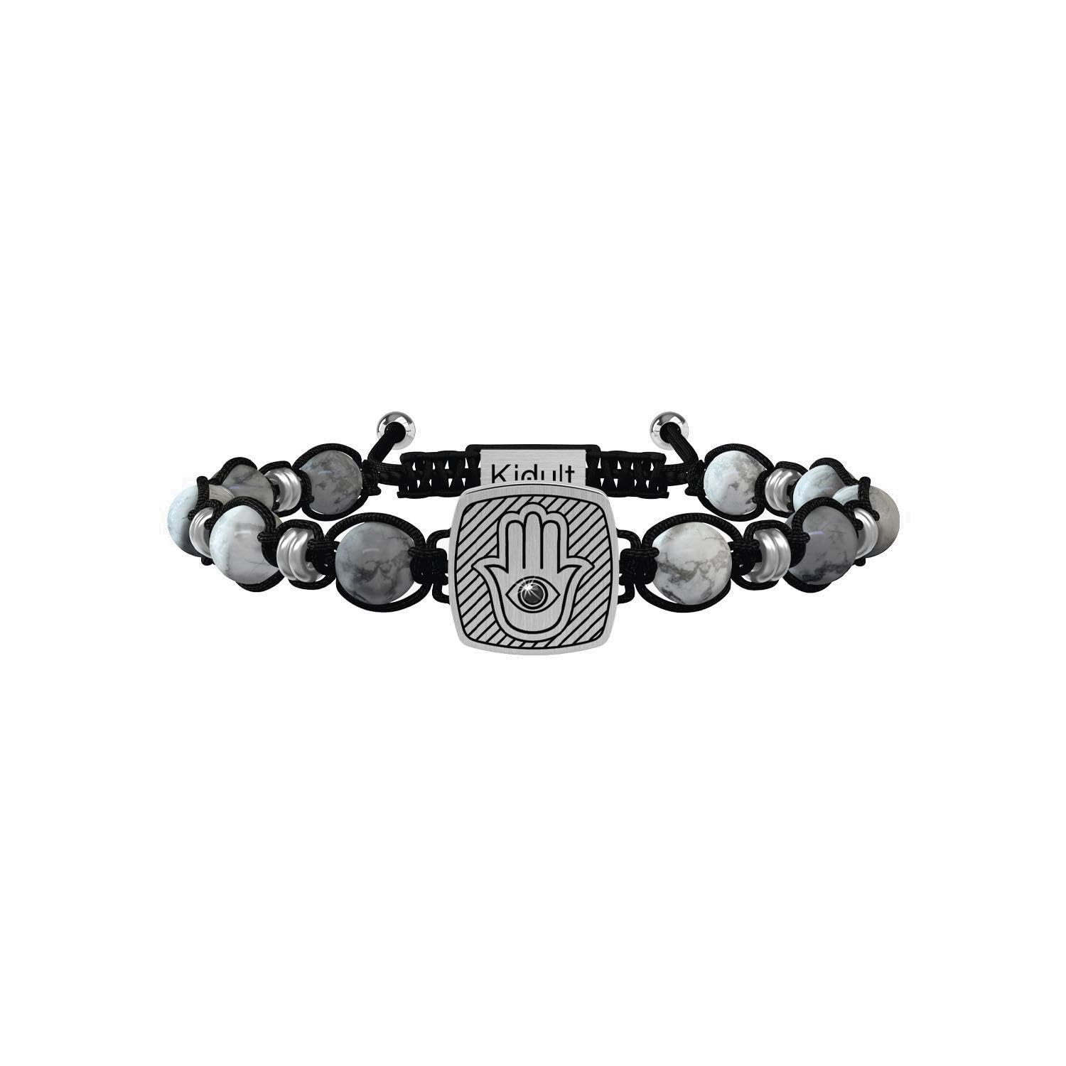 Bracciale agata e acciaio 316l - Gioielleria D'Urbano