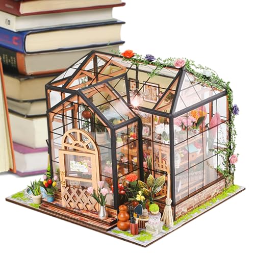 Kit de construction maison miniature en bois, le cadeau créatif idéal