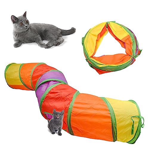 Cuccia Per Gatti Con Tunnel Avont - Gioco E Riposo Per Micio - Foto 9