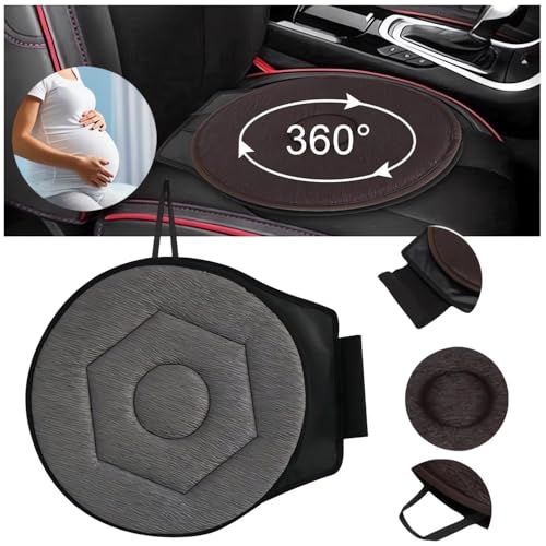 360° Rotating Car Seat Cushion with Memory Foam