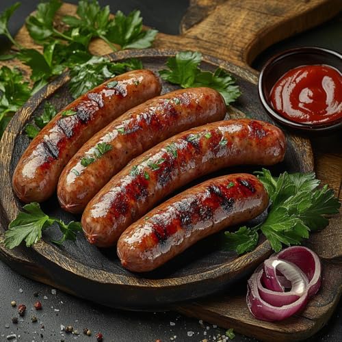 Image of Grumpy Butcher Variety Grill Meats Gift Box, 4.5 lb - Premium Duroc Pork Bacon, Grilled Chicken Breasts, Artisan Beef & Pork Meatballs, Chicken Sausages - Frozen Gourmet BBQ & Food Gift Set