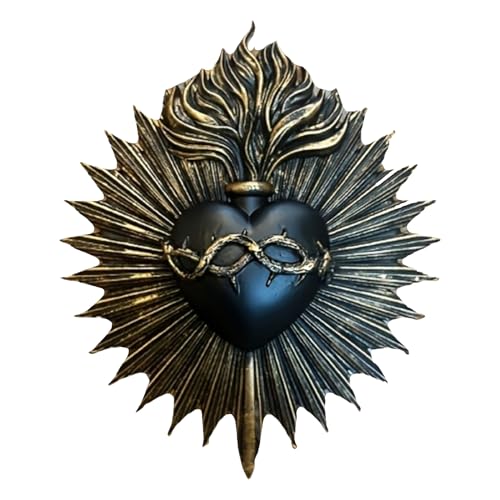 Estatua gótica de pared y accesorio decorativo religioso católico para dormitorio