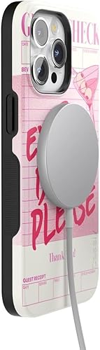 Vista 1050 de Casely Funda para iPhone 15 Pro Jardín Secreto Flores mixtas Funda atrevida Compatible con MagSafe y botón de acción Jardín Secreto Floral