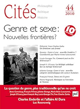 Misc. Supplies Cités 2010, n° 44: Genre et sexe [French] Book