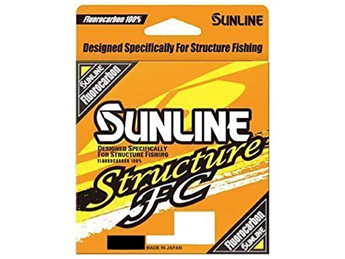 Sunline 63041836 Structure FC Clear 20 lb Fishing Line, Clear, 165 yd