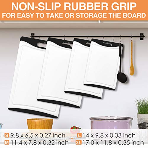 image for Extra Large Cutting Boards, Plastic Cutting Boards for Kitchen (Set of