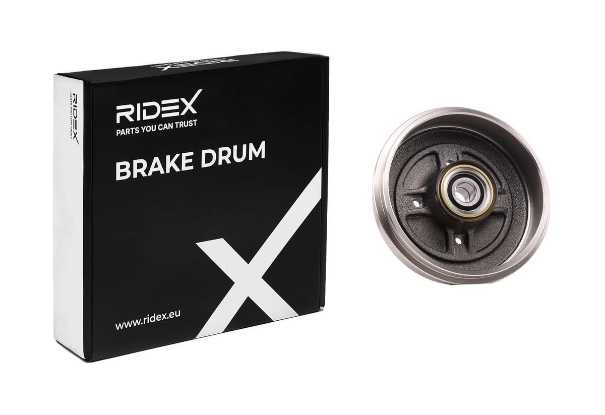RIDEX 2x Tambour de frein Ø203mm, Arrière Compatible avec DACIA SANDERO II 6001550811 316271091R 432000978R