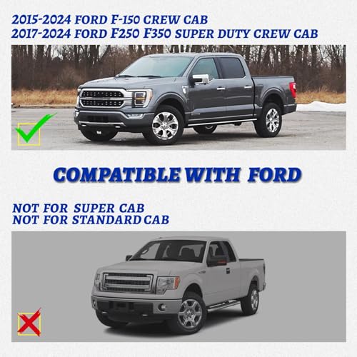 Estribos 6.5 Pulgadas para Ford F150 y F250 F350 miniatura 2